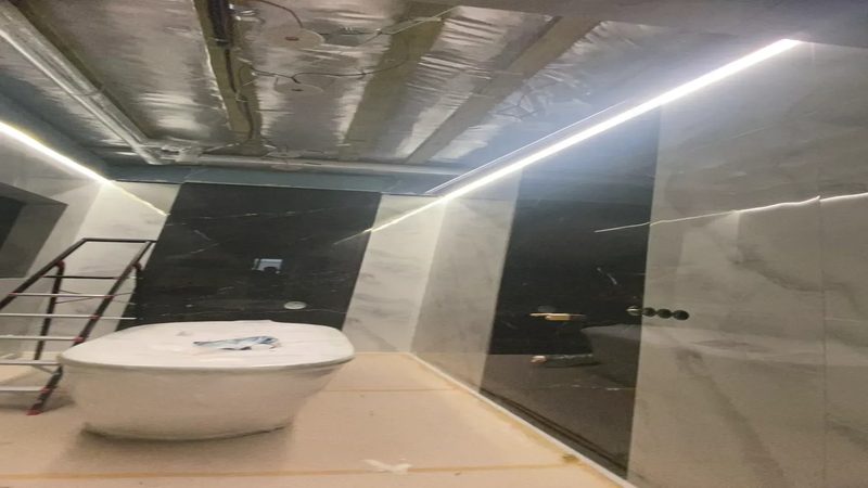 Готова кімната з тіньовим профілем і RGB-підсвіткою